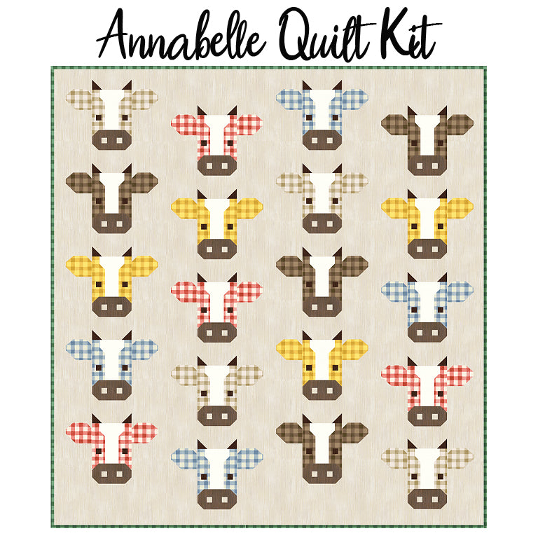 Annabelle Quilt Kit with Highland Hooves from Windham