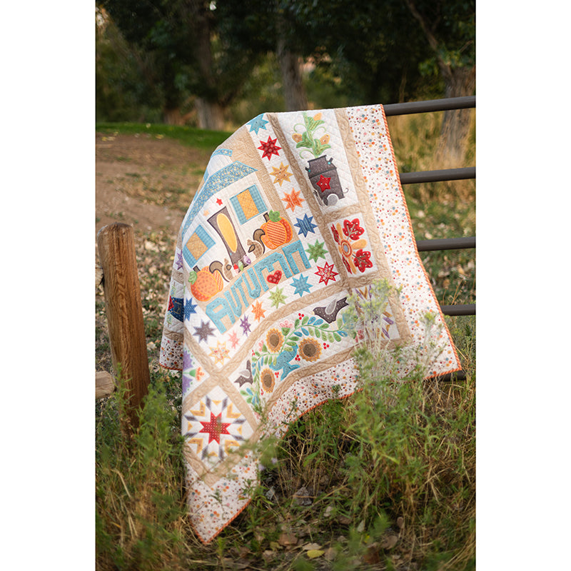 Machine Embroidery USB Autumn Love by Lori Holt for Riley Blake