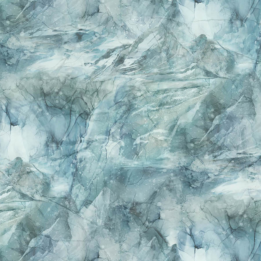 108" Wide Quilt Backing Tundra Crossing Medium Blue