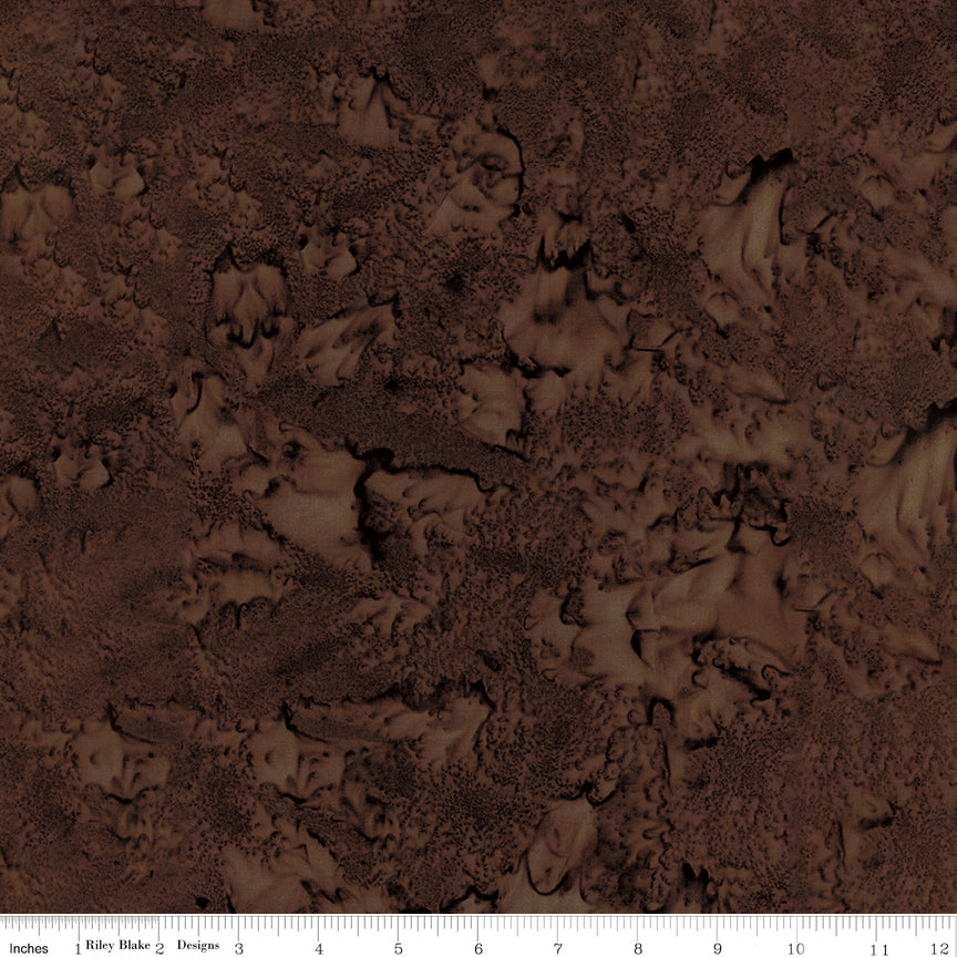 Hand-Dyes Batiks Walnut