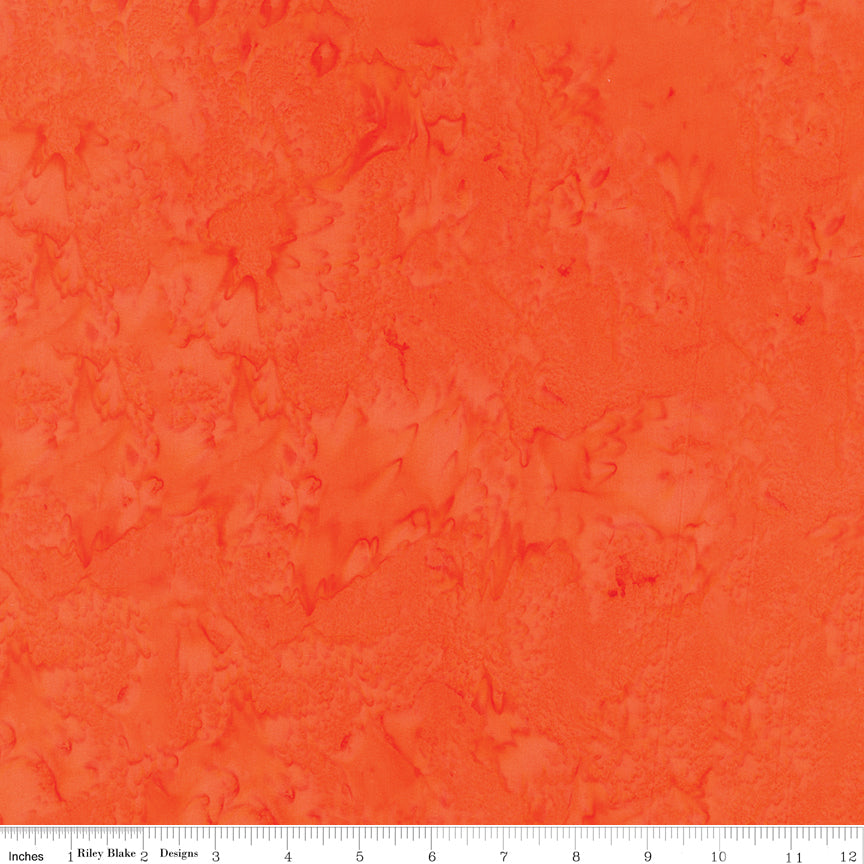 Hand-Dyes Batiks Mandarin