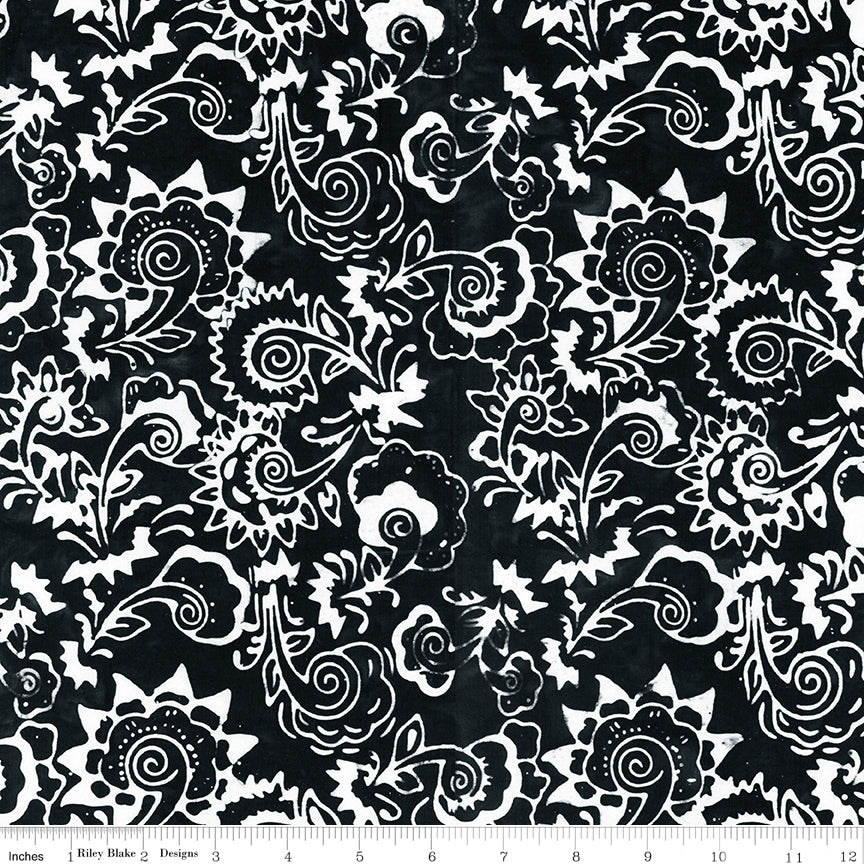 Blooms at Dusk Batiks Blossoms Licorice Candy