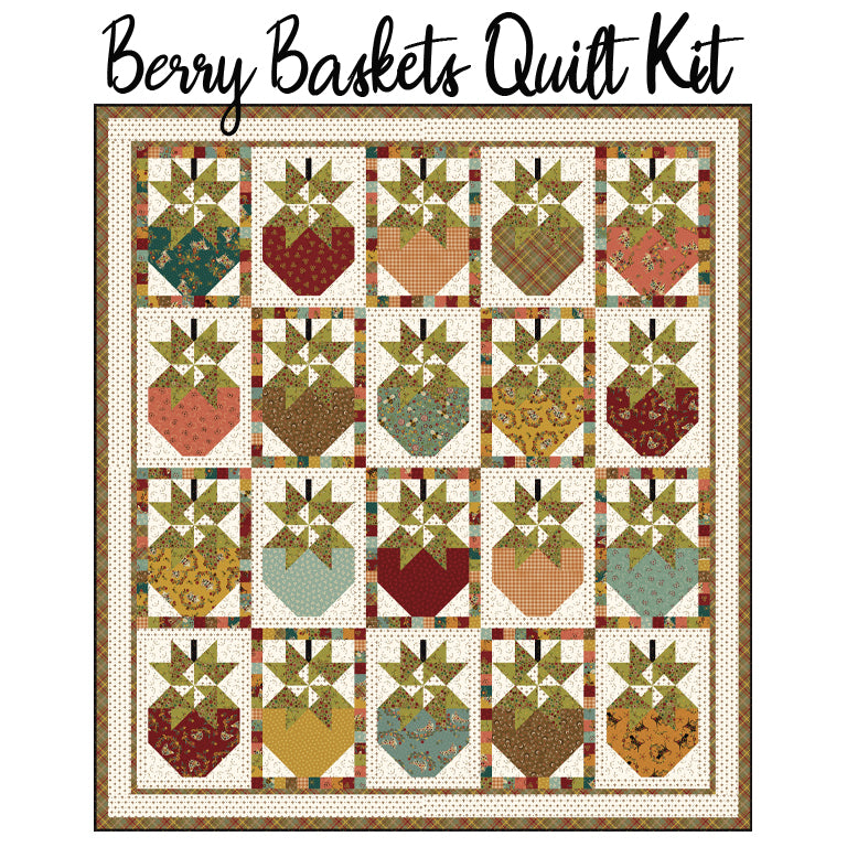 Berry Baskets Quilt Kit with Pennyberry Farm from Henry Glass