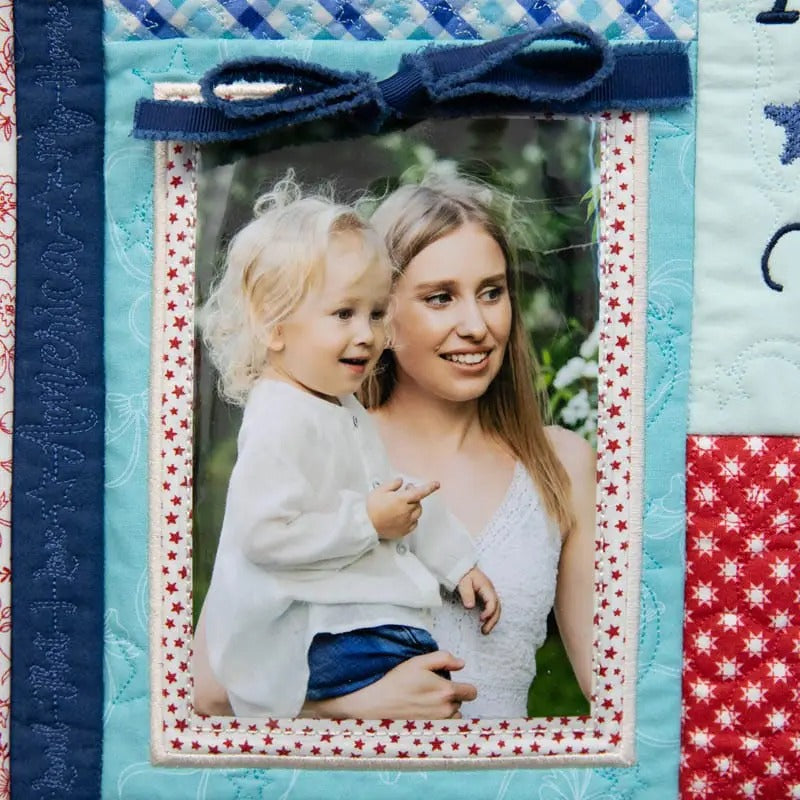 Star-Spangled Beauty Ladder Quilt Kit by Kimberbell for Maywood Studio