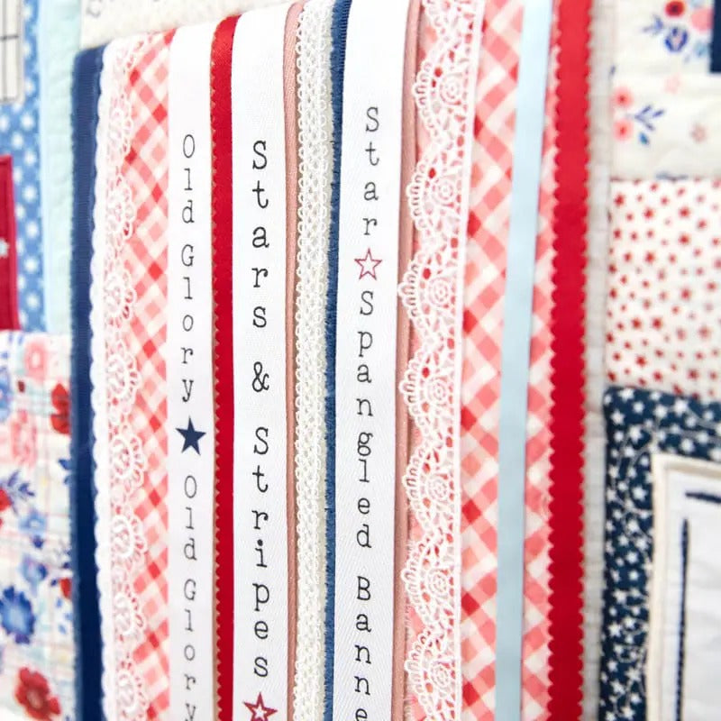 Star-Spangled Beauty Ladder Quilt Kit by Kimberbell for Maywood Studio