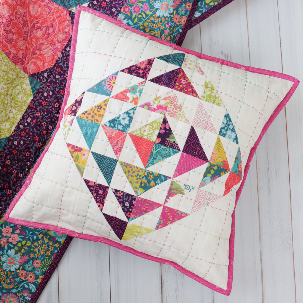 Boho Gem Pillow Cover Kit with Parlor from Moda