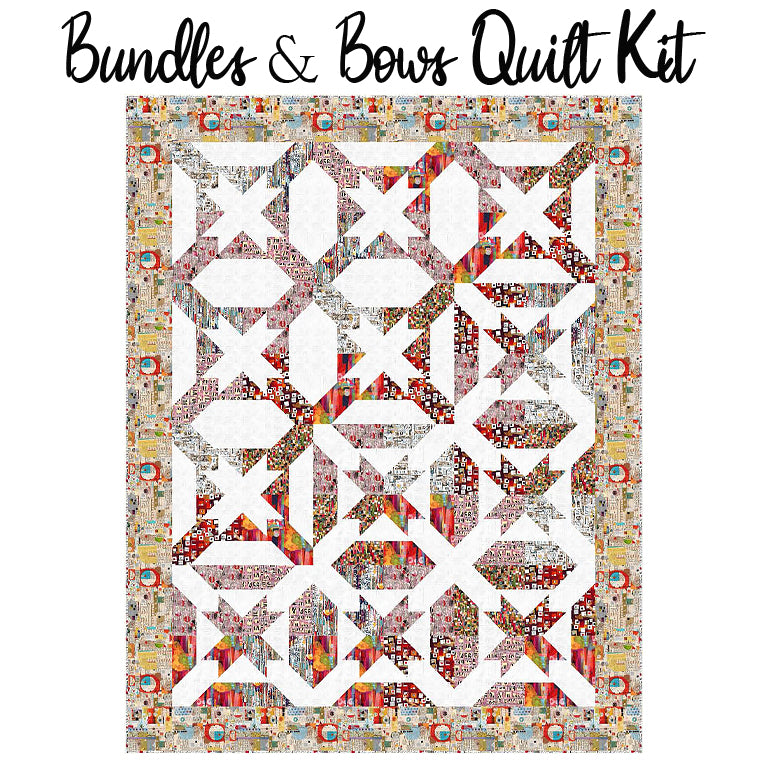 Bundles & Bows Quilt Kit with Spread The Word from Blank
