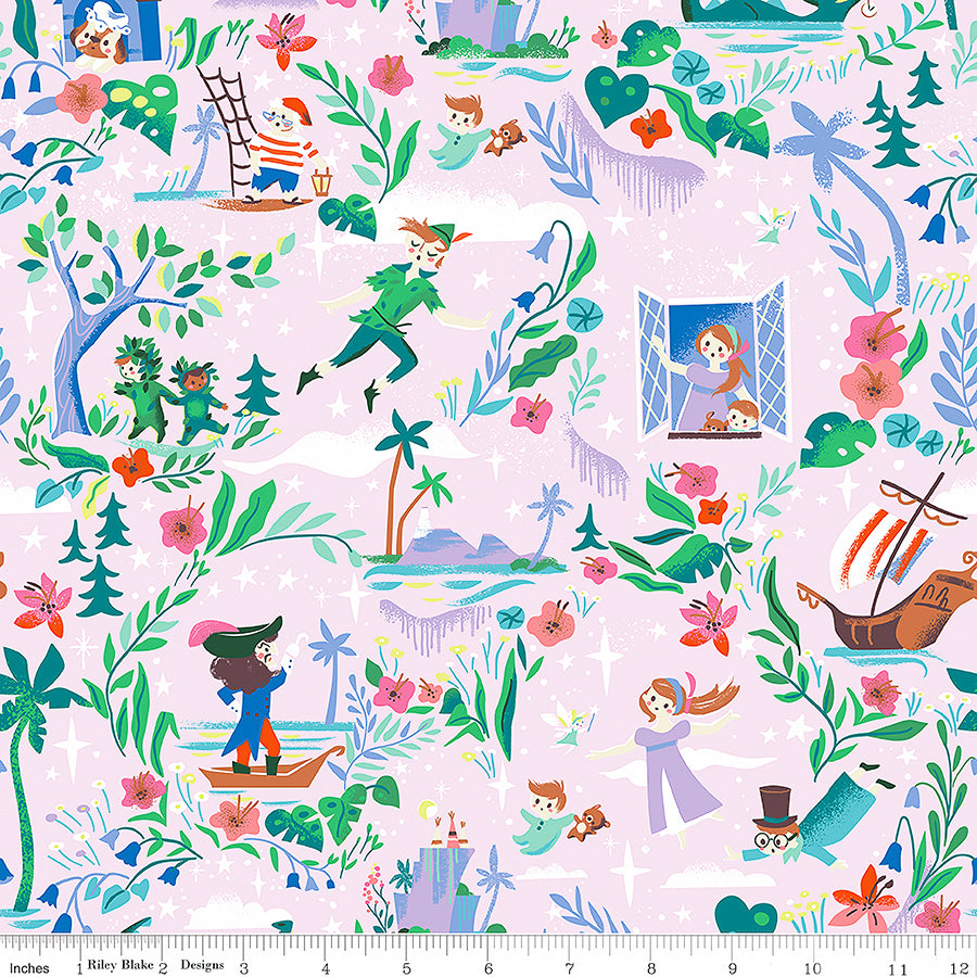 Riley Blake Forever Neverland Main Princess 1 Yard Cut