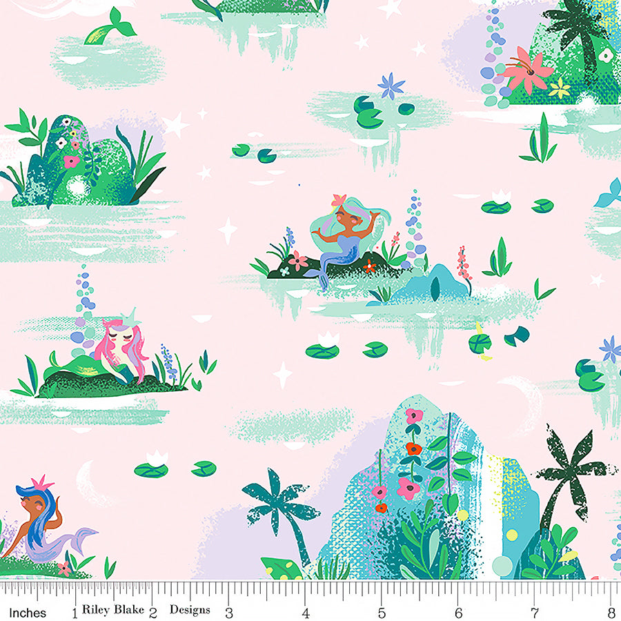 Forever Neverland Mermaid Lagoon Pink