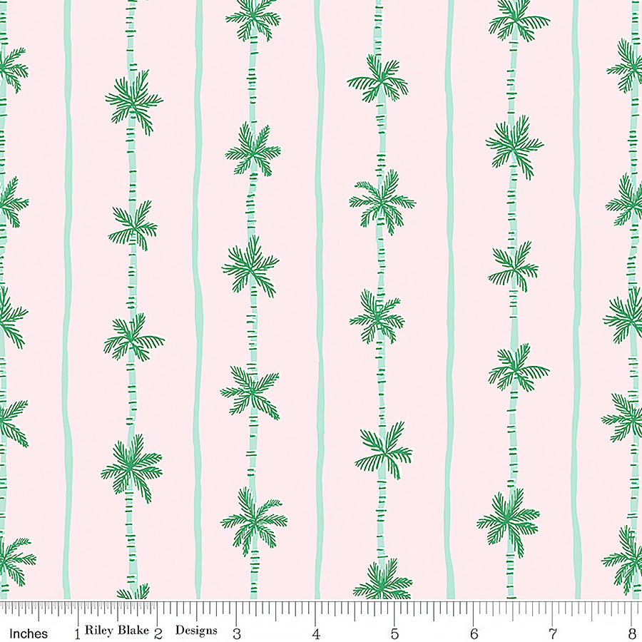 Forever Neverland Palm Stripe Pink