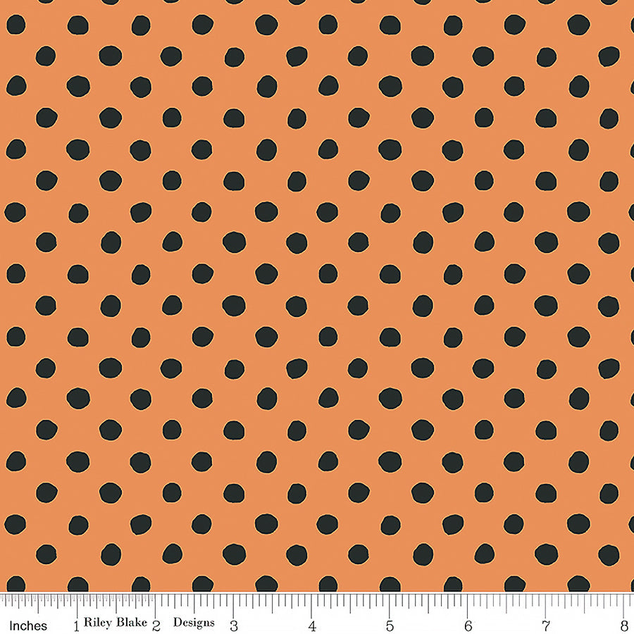 Trick or Treat Dots Orange
