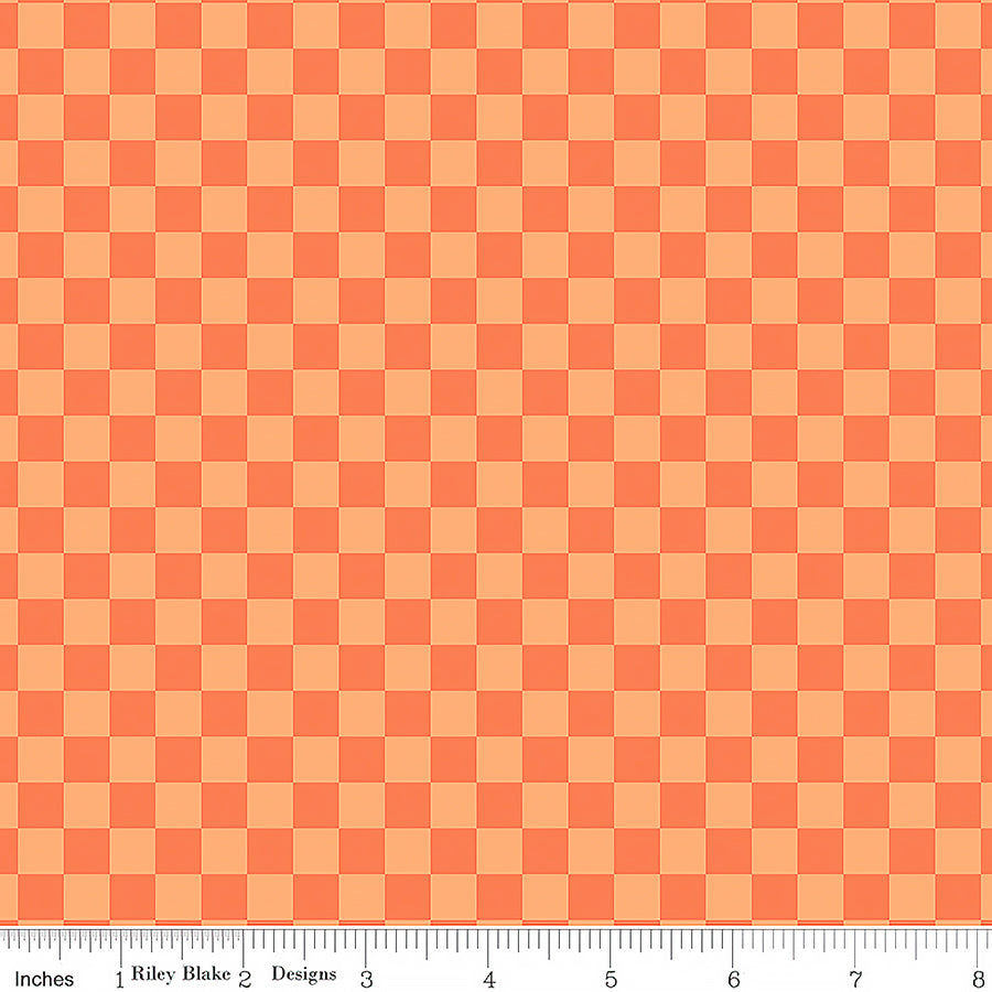 Hey Pumpkin Checks Orange