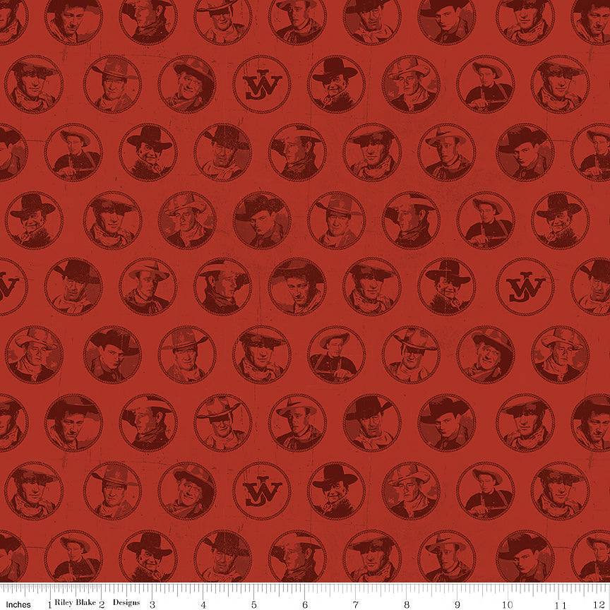 John Wayne American West Circles Red