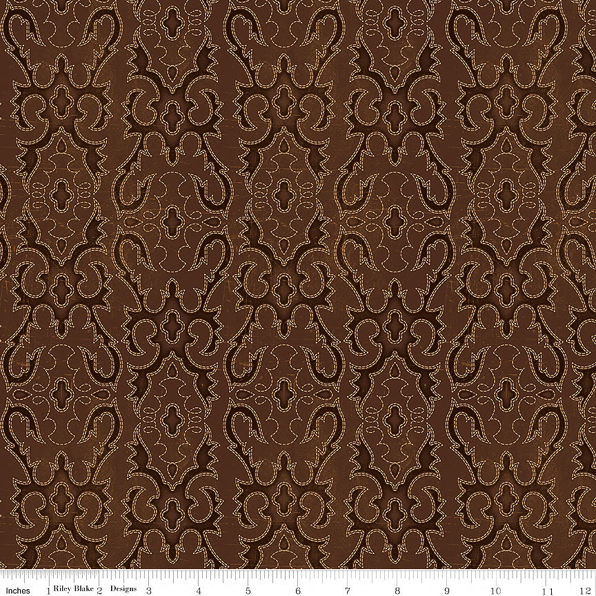 John Wayne American West Boot Stitching Brown