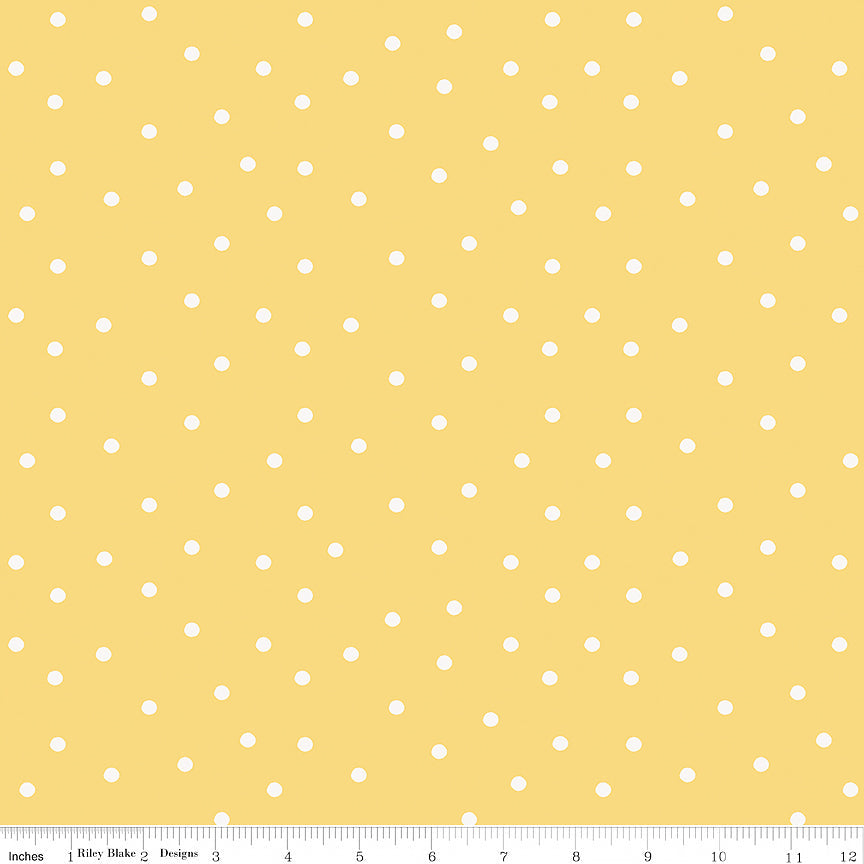 Sunflower Whispers Dots Yellow