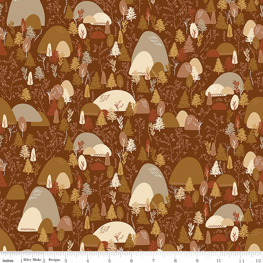 Let's Wander Mountain Music Brown