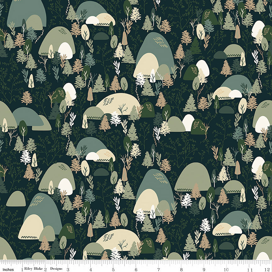 Let's Wander Mountain Music Navy