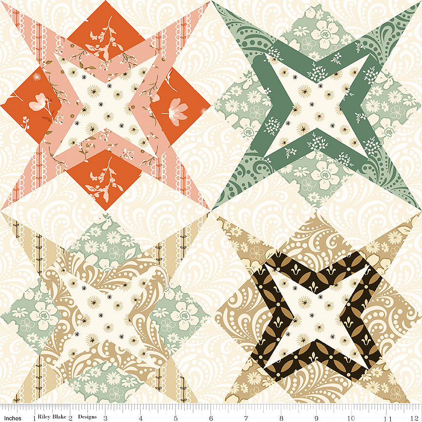 Morning Latte Star Cheater Print Multi