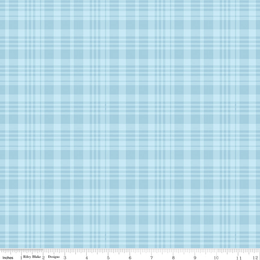 Winnie the Pooh Plaid Blue