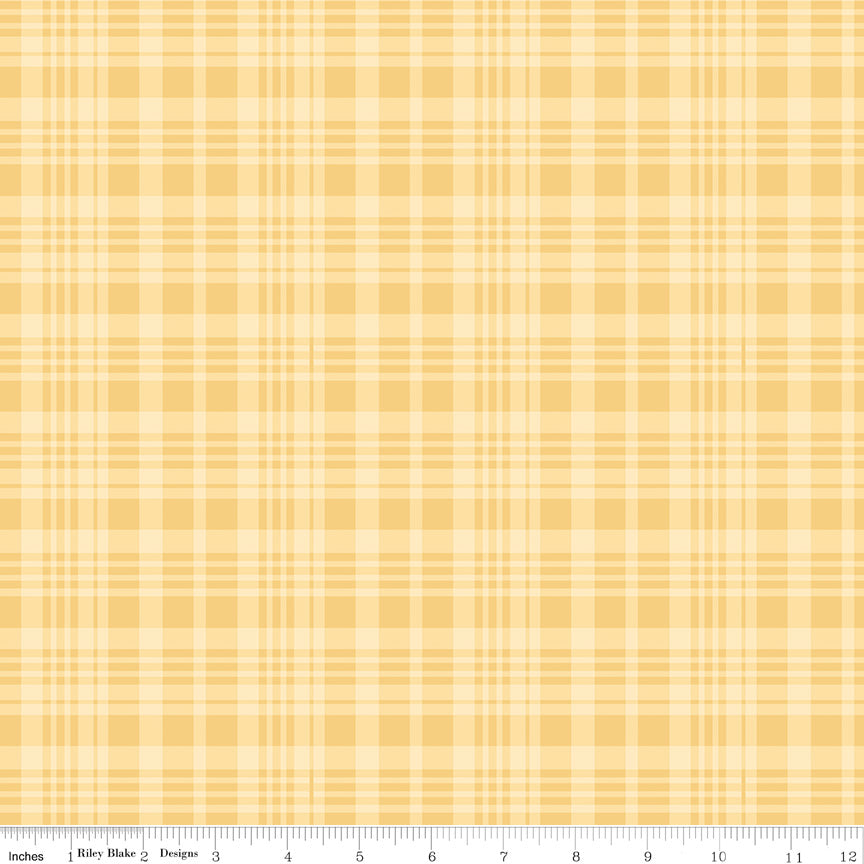 Winnie the Pooh Plaid Yellow
