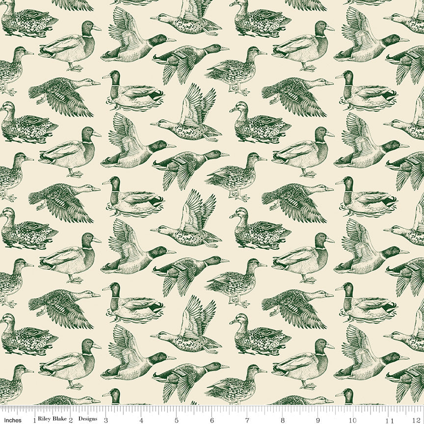 Plaid-Venture Club Ducks Cream