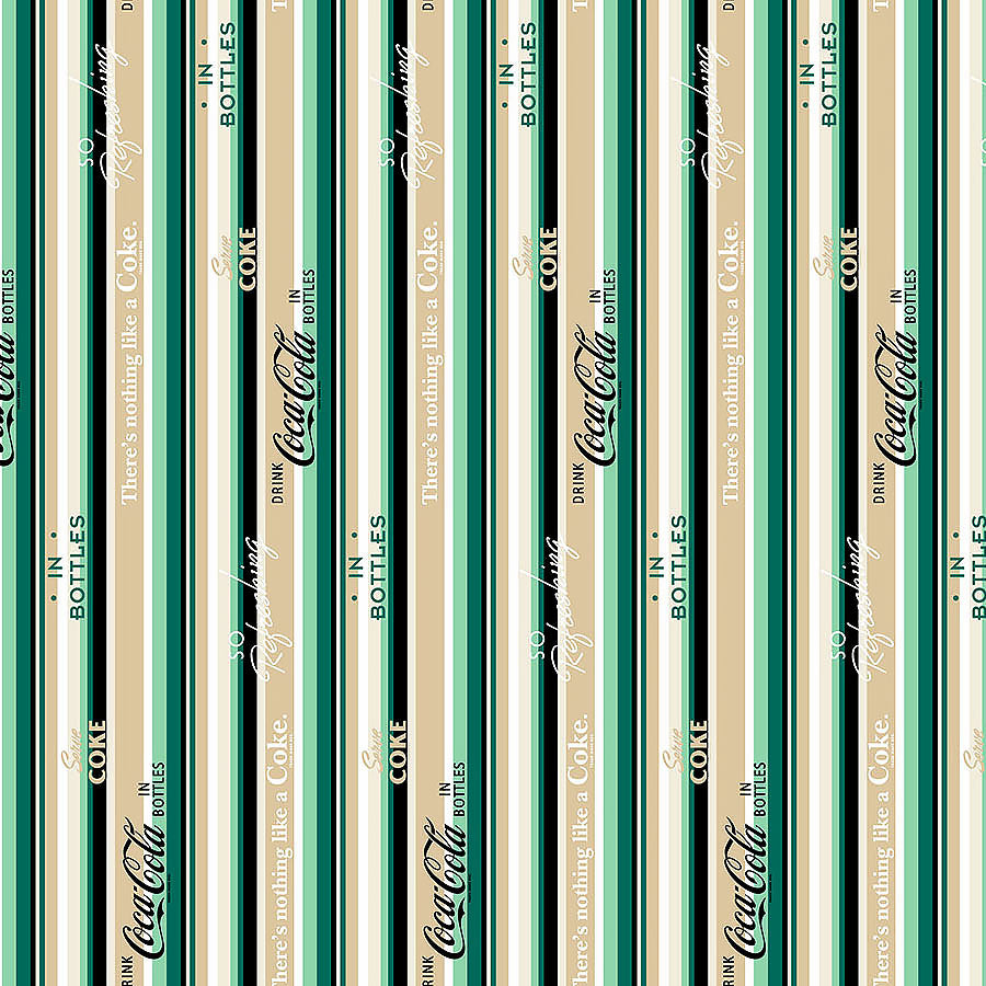 Coca-Cola Stripes Green
