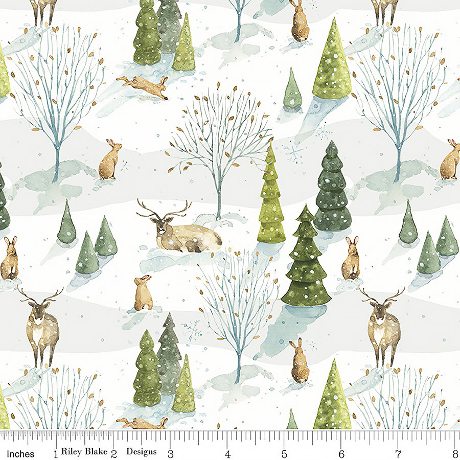 Santa's Tree Farm Woodland Snowy