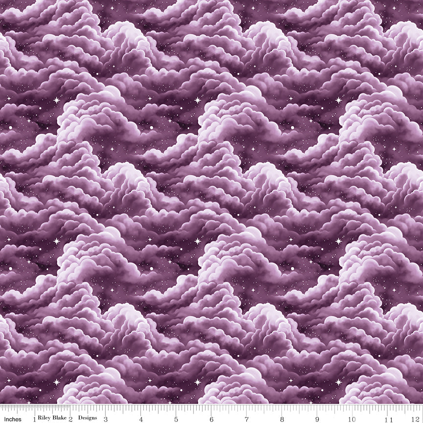 Celtic Cats Clouds Lilac
