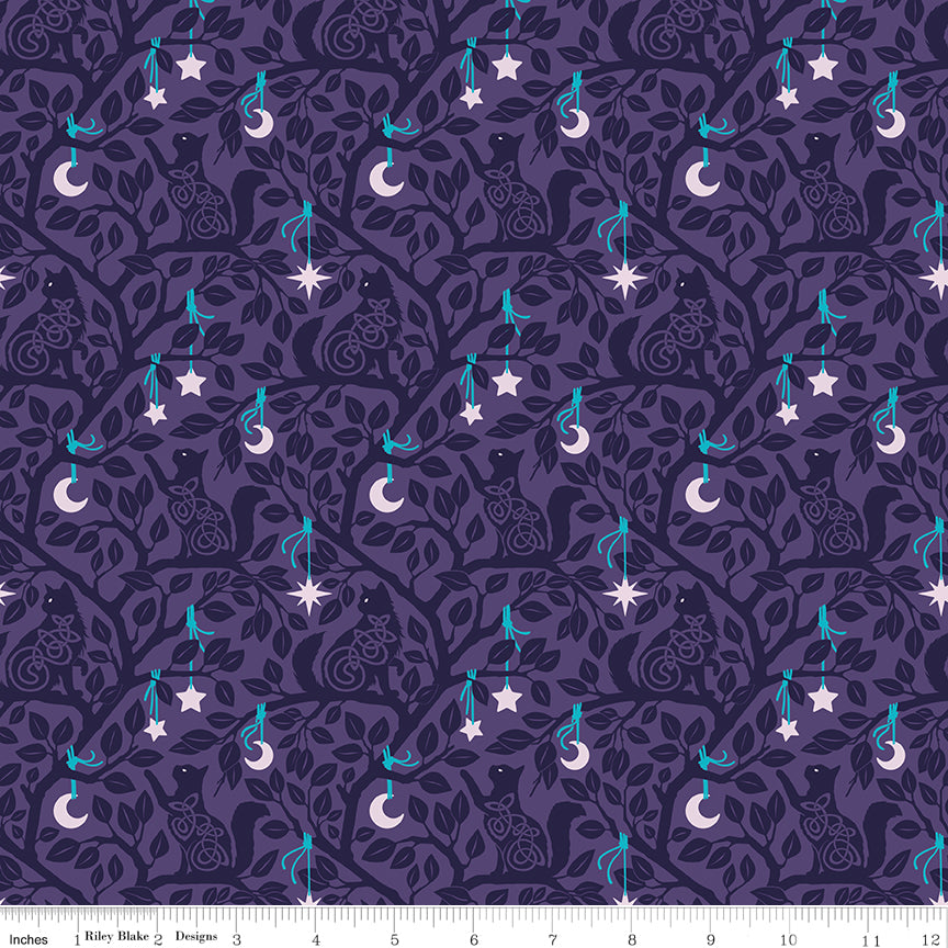 Celtic Cats Forest Cats Purple