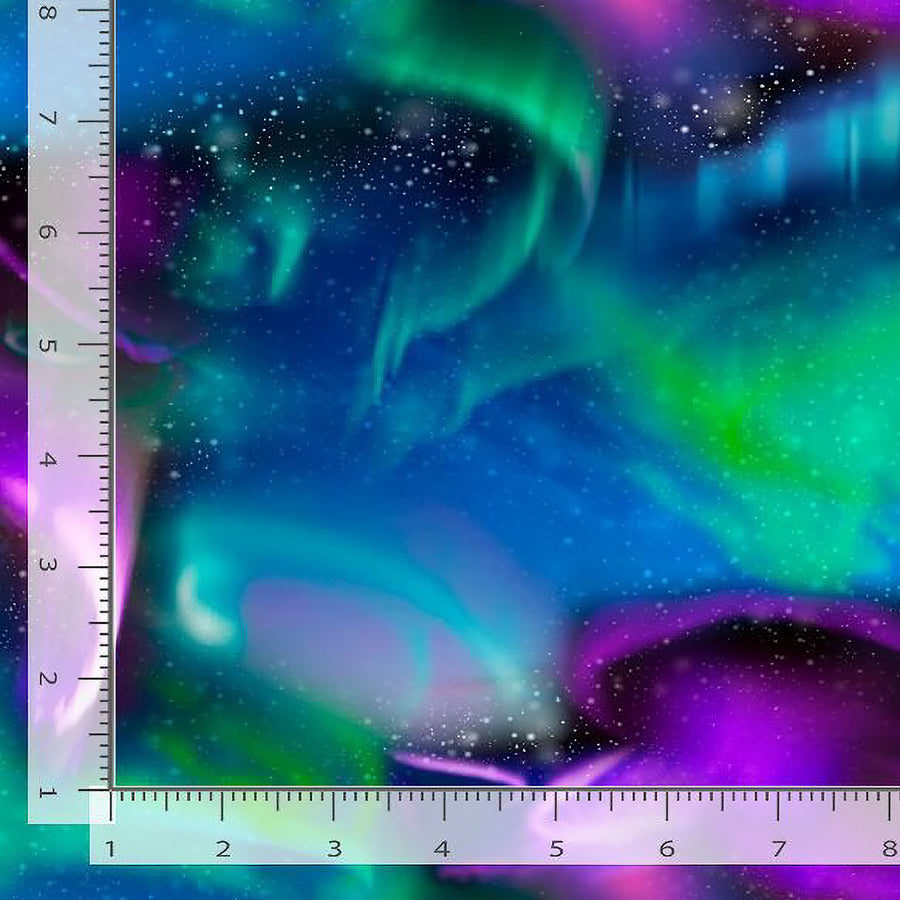 108" Wide Quilt Backing Northern Lights Multi
