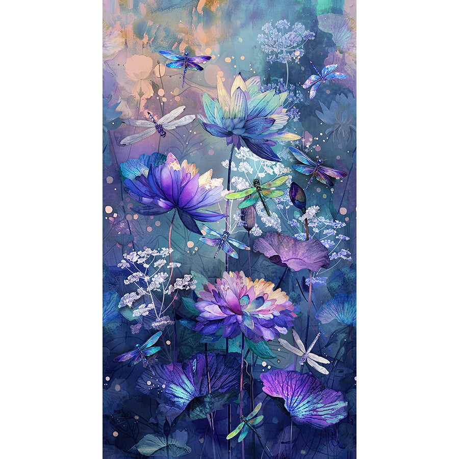 Dragonfly Mist 24" Panel Multi