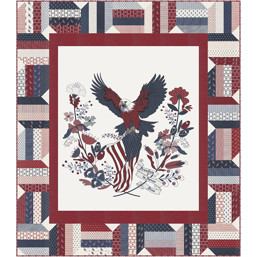 Panel Show Off Quilt Pattern by Copper Kettle Quilts