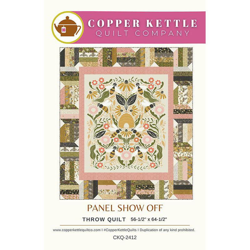 Panel Show Off Quilt Pattern by Copper Kettle Quilts