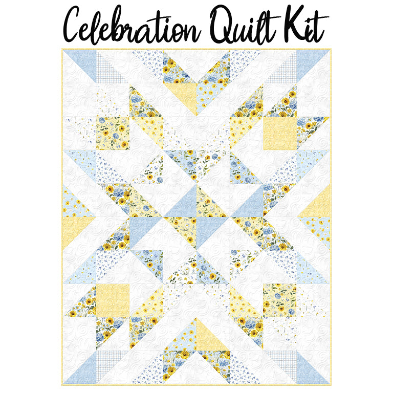 Celebration Quilt Kit with Bees & Blooms from Wilmington