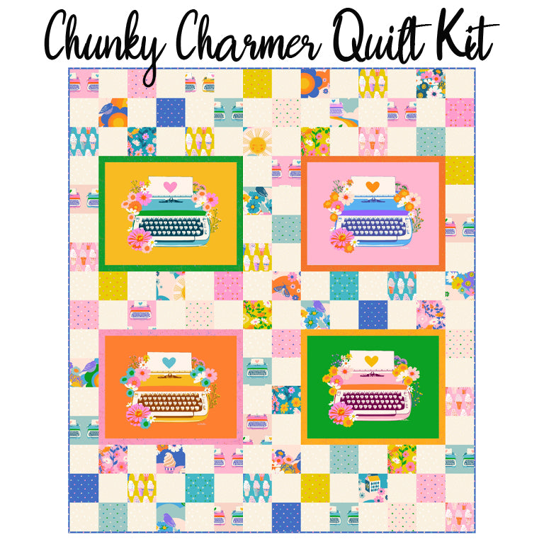 Chunky Charmer Quilt Kit with Best Day Ever from Ruby Star Society