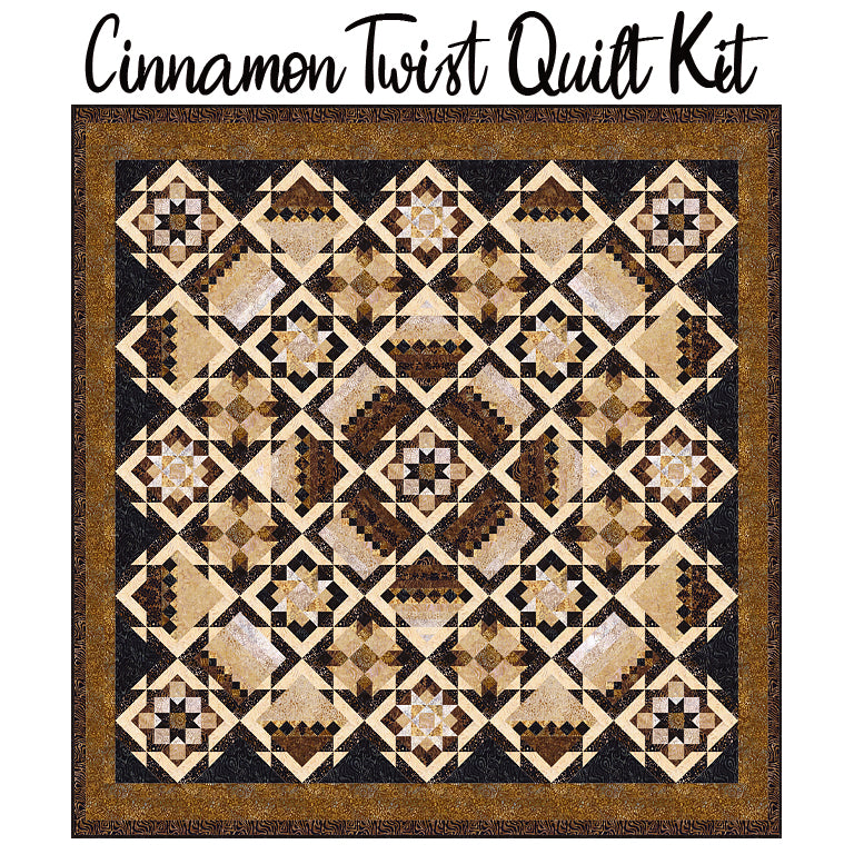 Cinnamon Twist Quilt Kit from Wilmington