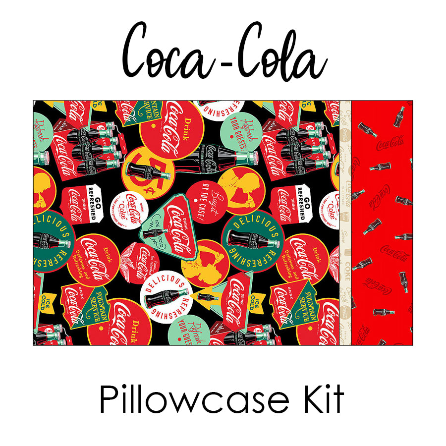 Coca-Cola Pillowcase Kit from Northcott