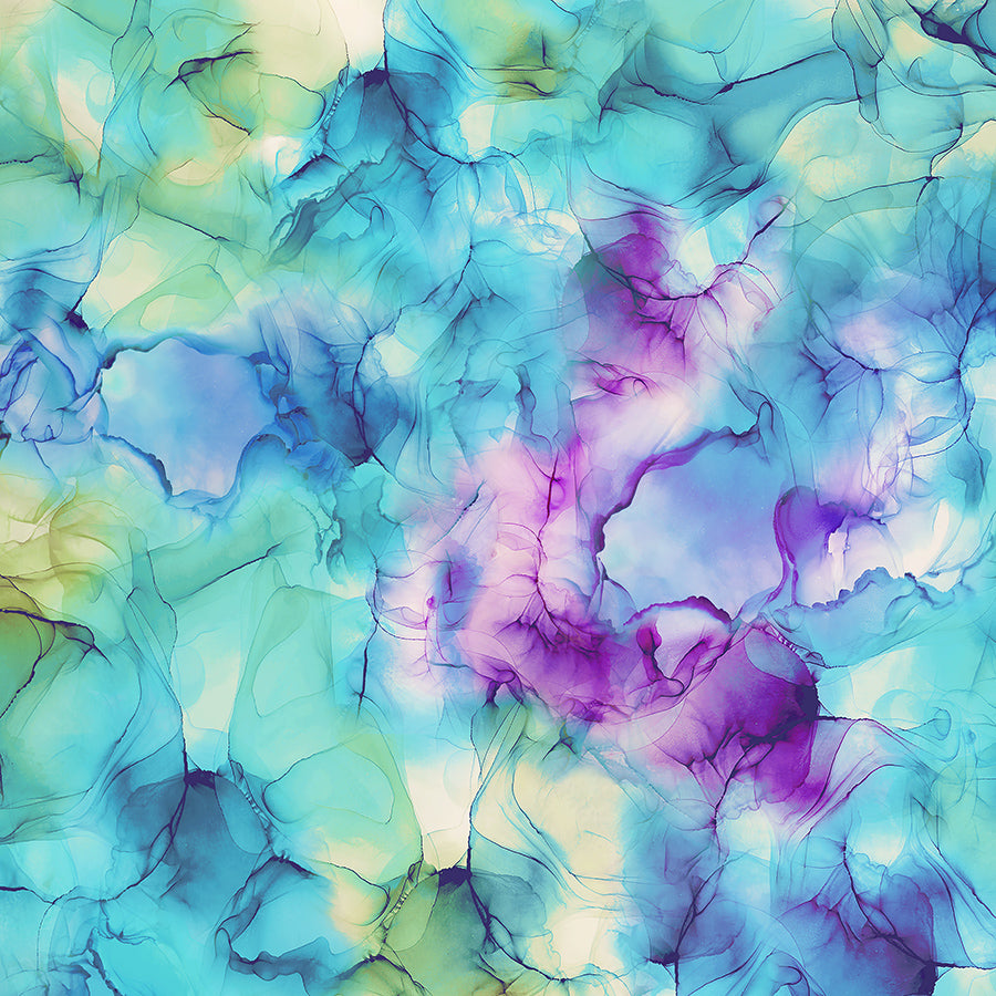 Infatuation Texture Turquoise Multi