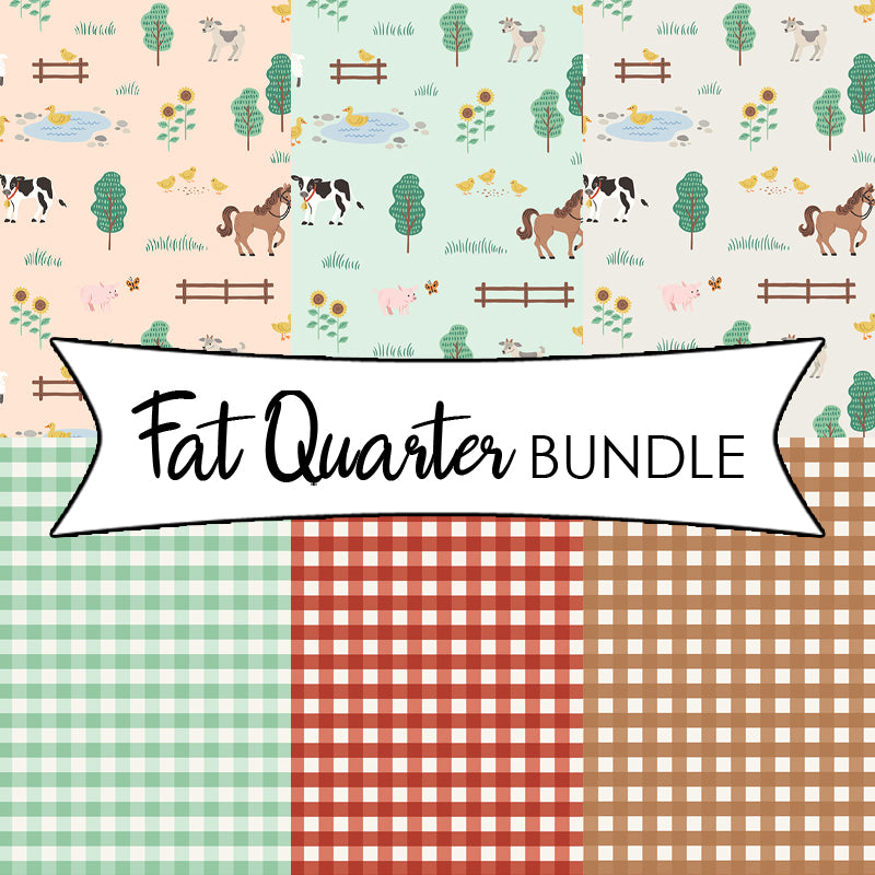 Designer Flannel On the Farm Fat Quarter Bundle