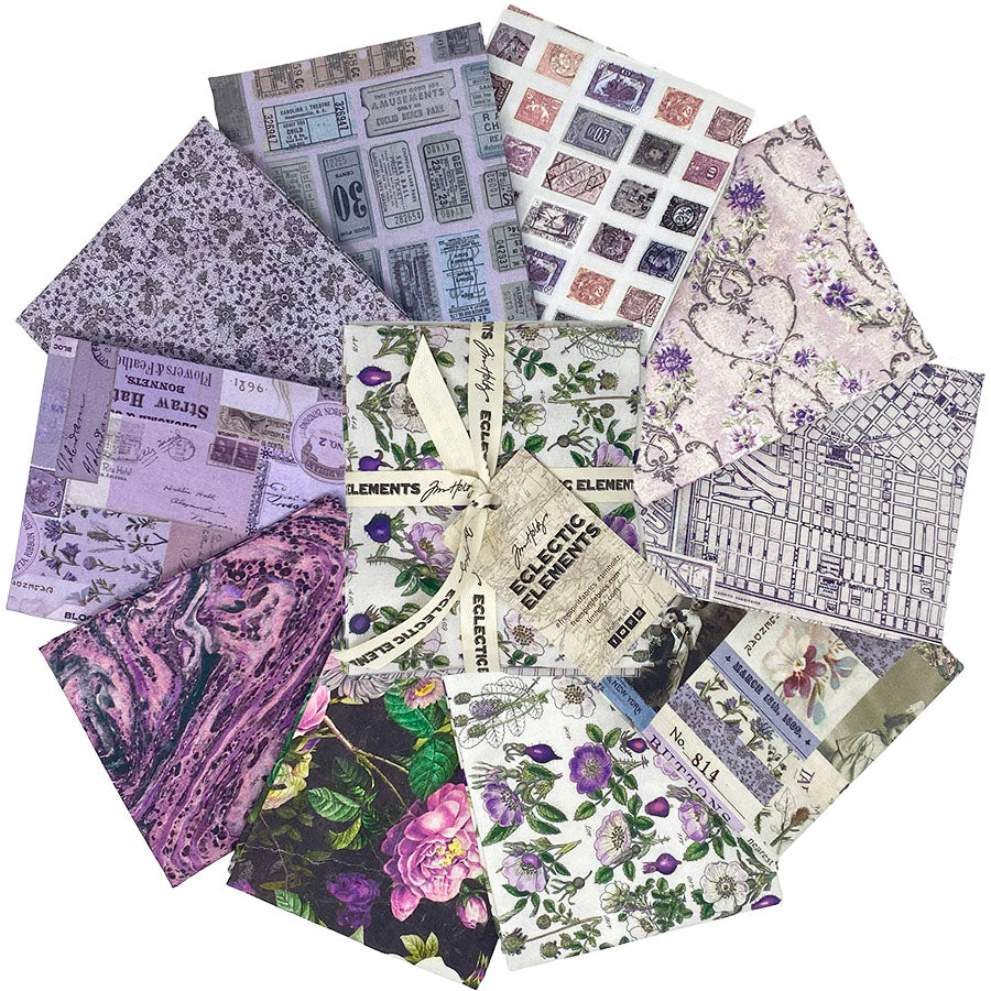 Eclectic Elements Palette - Purple Fat Quarter Bundle