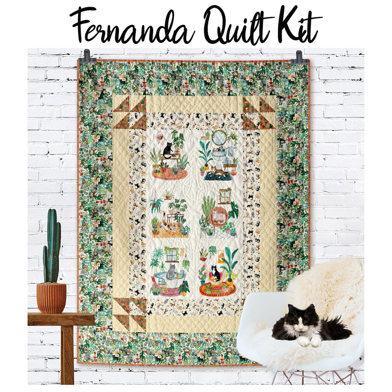 Fernanda Quilt Kit with Homebodies from Clothworks
