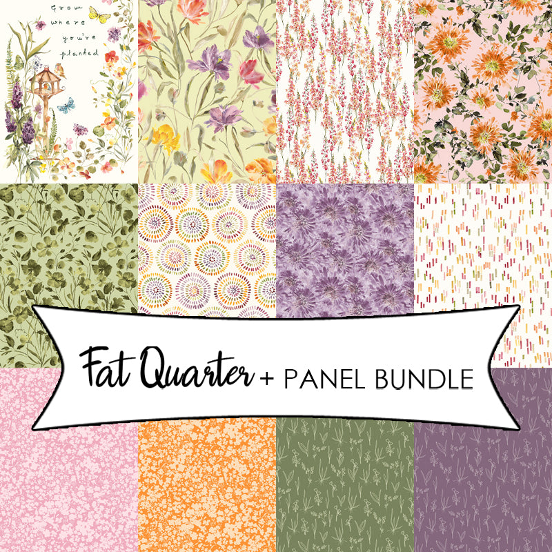 Flourish Fat Quarter + Panel Bundle