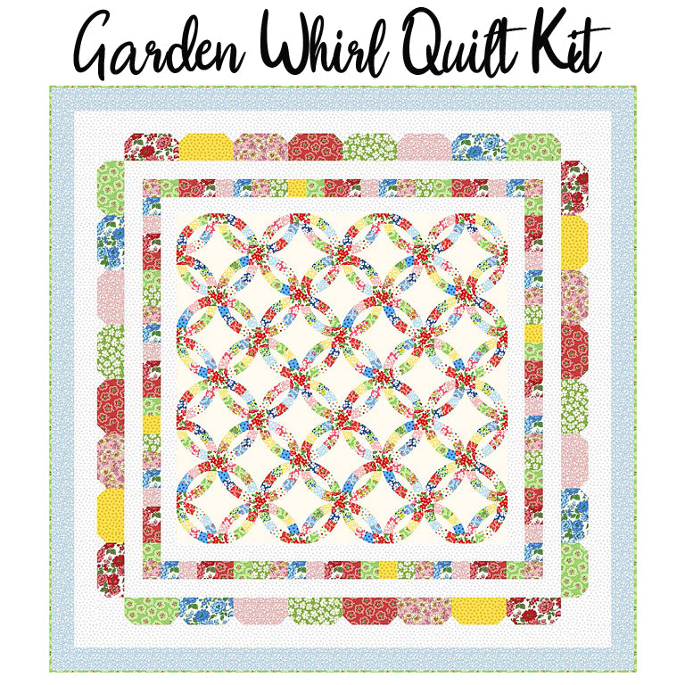 Garden Whirl Quilt Kit with Merry Go Round from Windham