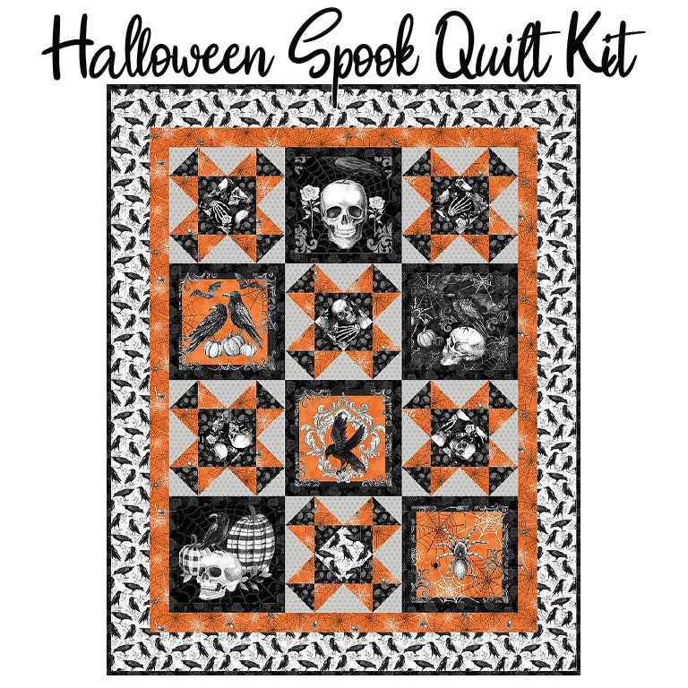 Halloween Spook Quilt Kit with Fear Factory from Studio E