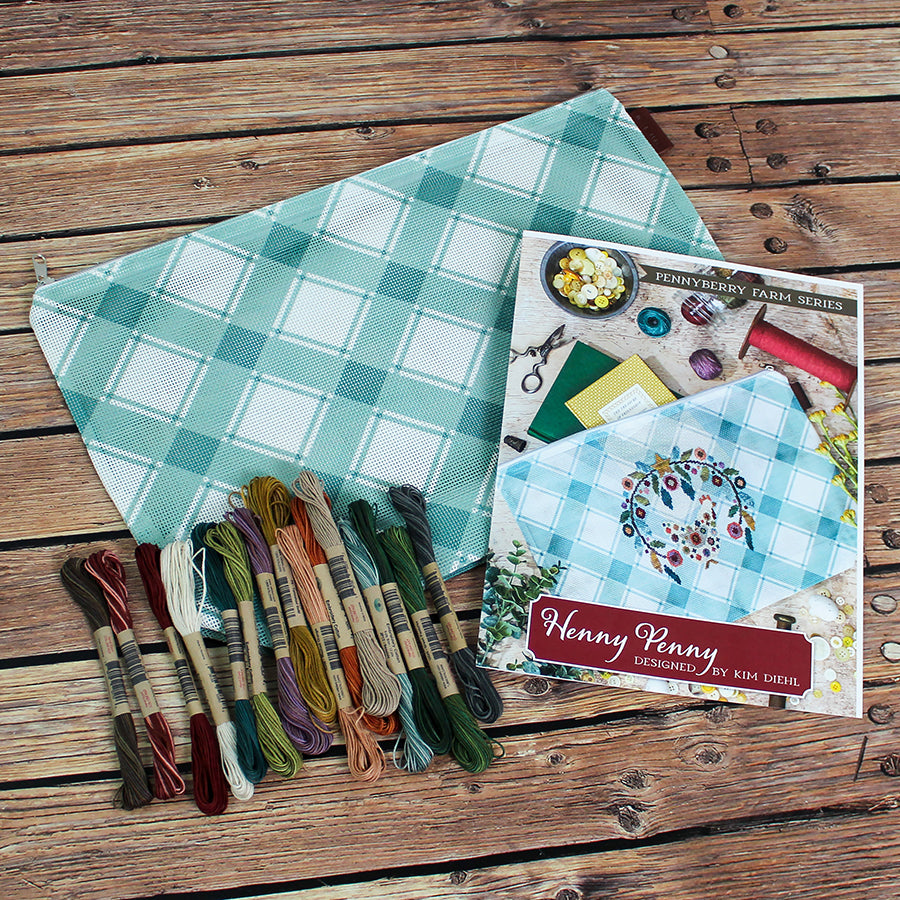 Henny Penny Cross Stitch Kit with Pennyberry Farm from Henry Glass