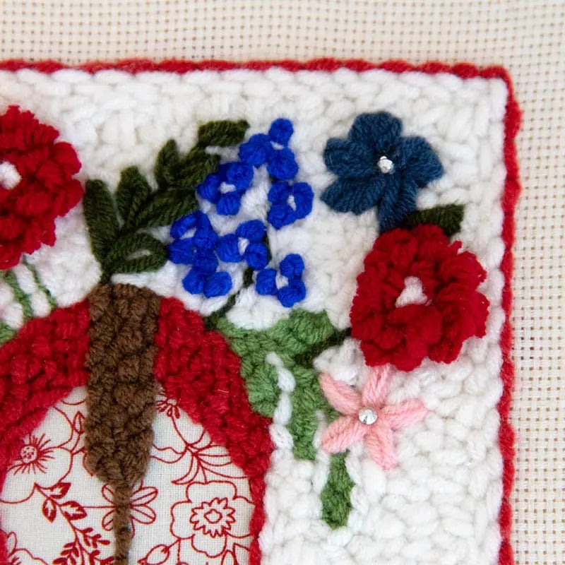 Americana Cowgirl Punch Needle Plus Kit by Kimberbell for Maywood Studio