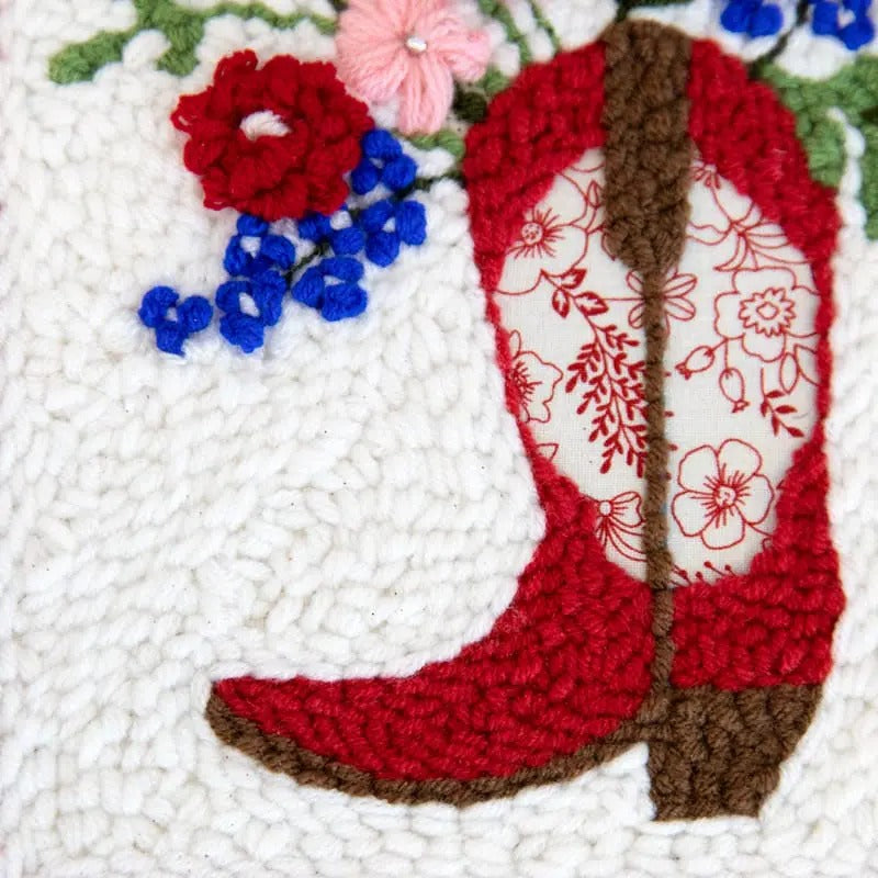 Americana Cowgirl Punch Needle Plus Kit by Kimberbell for Maywood Studio