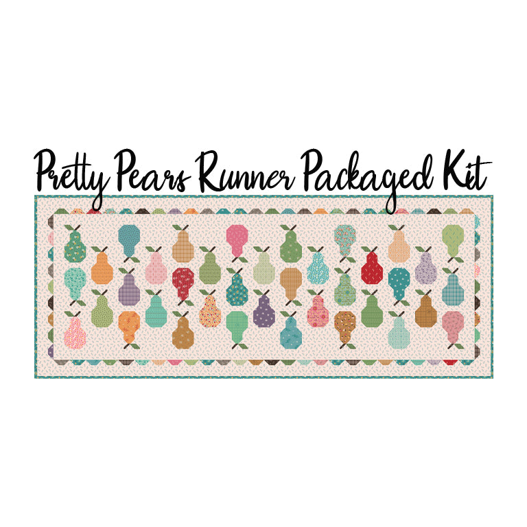 Pretty Pears Packaged Runner Kit with Gentler Times from Riley Blake