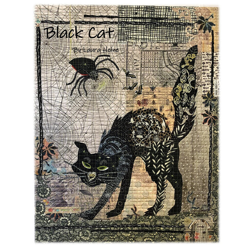 Black Cat Quilt Pattern from Fiberworks Inc