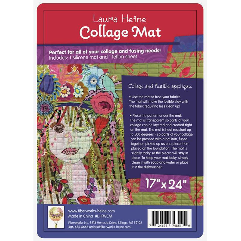 Laura Heine Collage Mat by Fiberworks Inc